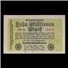 Image 2 : 1923 Germany (Weimar Republic) 10 Million Marks Post-WWI Hyperinflation Note P# 106d, Watermark: Wav