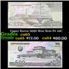 Image 1 : Upper Korea 5000 Won Note P# 44C Grades Gem CU
