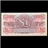 Image 3 : 2x Consecutive 1948 Second Series British Armed Forces 1 Pound Special Vouchers, CU! P# M22a Grades 