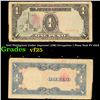 Image 1 : 1942 Philippines Under Japanese (JIM) Occupation 1 Pesos Note P# 109A Grades vf+