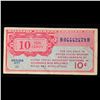Image 2 : 1947 U.S. Military Payment Certificate MPC 10 Cent Note P# M9A Grades Select AU