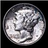 Image 2 : 1945-s Mercury Dime 10c Grades GEM+ Unc