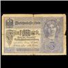 Image 2 : 1917 Imperial Germany 5 mark note P# 56B Grades f, fine