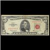 Image 2 : 1963 $5 Red seal United States Note Grades vf++