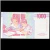 Image 3 : 1990 Italy 1,000 Lire Note P# 114C Grades xf