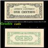 Image 1 : 1942 Philippines Under Japanese (JIM) Occupation 1 Centavo Note P# 102B Grades Gem CU