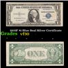 Image 1 : 1935F $1 Blue Seal Silver Certificate Grades vf++