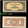 Image 1 : 1942 Philippines Under Japanese (JIM) Occupation 5 Centavo Note P# 104A Grades Choice CU