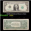 Image 1 : 1963B $1 Federal Reserve Note Grades vf+