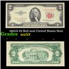 Image 1 : 1963A $2 Red seal United States Note Grades Select AU