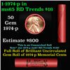 Image 1 : Shotgun Lincoln 1c roll, 1974-p 50 pcs Steel-Strong Wrapper.