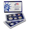 Image 1 : 2005 United States Mint Proof Set, 11 Coins Inside