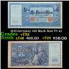 Image 1 : 1910 Germany 100 Mark Note P# 42 Grades vf++