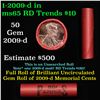 Image 1 : Shotgun Lincoln 1c roll, 2009-d Formative Years 50 pcs Bank Wrapper.