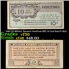 Image 1 : 1946 U.S. Military Payment Certificate MPC 10 Cent Note P# M2A Grades vf++