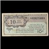 Image 2 : 1946 U.S. Military Payment Certificate MPC 10 Cent Note P# M2A Grades vf++