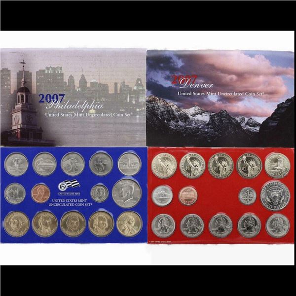 2007 United States Mint Set in Original Government packaging, 28 Coins Inside!