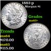 Image 1 : 1882-p Morgan Dollar $1 Grades Select+ Unc