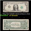 Image 1 : *Star Note*1963B $1 Federal Reserve Note Grades vf details
