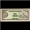 Image 2 : 1942 Philippines Under Japanese (JIM) Occupation 10 Pesos Note P# 111A Grades Choice AU/BU Slider
