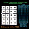 Image 1 : Huge Liifetime Collection - Too Many Coins To Auction Individually - This Lot is For One Page of 20 