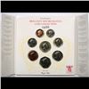 Image 1 : Great Britain, 1986 uncirculated 8 coin set. 1p - £2. Includes the Commonwealth Games Commemorative 