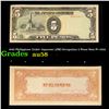 Image 1 : 1942 Philippines Under Japanese (JIM) Occupation 5 Pesos Note P# 110A Grades Choice AU/BU Slider