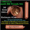 Image 1 : Shotgun Lincoln 1c roll, 1961-d 50 pcs Brandt Wrapper.