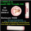 Image 1 : Shotgun Lincoln 1c roll, 2000-d 50 pcs DeLaRue Wrapper.