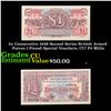 Image 1 : 2x Consecutive 1948 Second Series British Armed Forces 1 Pound Special Vouchers, CU! P# M22a Grades 