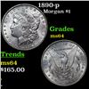 Image 1 : 1890-p Morgan Dollar $1 Grades Choice Unc