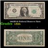 Image 1 : 1963B $1 Federal Reserve Note Grades vf+