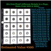 Image 1 : Huge Liifetime Collection - Too Many Coins To Auction Individually - This Lot is For One Page of 20 