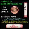 Image 1 : Shotgun Lincoln 1c roll, 2009-d 50 pcs String & Son Wrapper.