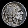 Image 2 : 1921-p Buffalo Nickel 5c Grades vf+