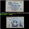 Image 1 : 1908 Imperial Germany 100 Mark Note P# 34 Grades vf++