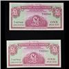 Image 2 : 1962 Great Britain 1 Pound Note P# M36A Grades CU