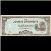 Image 2 : 1942 Philippines Under Japanese (JIM) Occupation 10 Pesos Note P# 108A Grades Select CU
