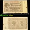 Image 1 : 1937 Germany 1 Rentenmark Note P# 173B Grades vf++