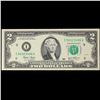 Image 2 : 2003 $2 Green Seal Federal Reseve Note Grades Select CU