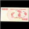Image 2 : 2008 Zimbabawe 10 Million Dollar Note P# 55A Grades xf+