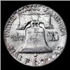 Image 3 : 1954-p Franklin Half Dollar 50c Grades Select+ Unc