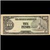 Image 2 : 1942 Philippines Under Japanese (JIM) Occupation 10 Pesos Note P# 111A Grades vf++