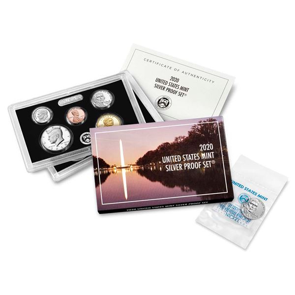 2020 United States Silver Proof Set in Original Government Packaging, 11 Coins Inside!