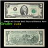 Image 1 : 2003A $2 Green Seal Federal Reseve Note Grades Choice CU