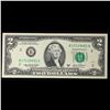 Image 2 : 2003A $2 Green Seal Federal Reseve Note Grades Choice CU