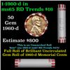 Image 1 : Shotgun Lincoln 1c roll, 1960-d 50 pcs Bank Wrapper.
