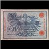 Image 2 : 1908 Imperial Germany 100 Mark Note P# 33A Grades Select AU
