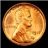 Image 2 : 1917-p Lincoln Cent 1c Graded ms64+ rd By SEGS