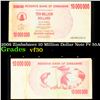 Image 1 : 2008 Zimbabawe 10 Million Dollar Note P# 55A Grades vf++
